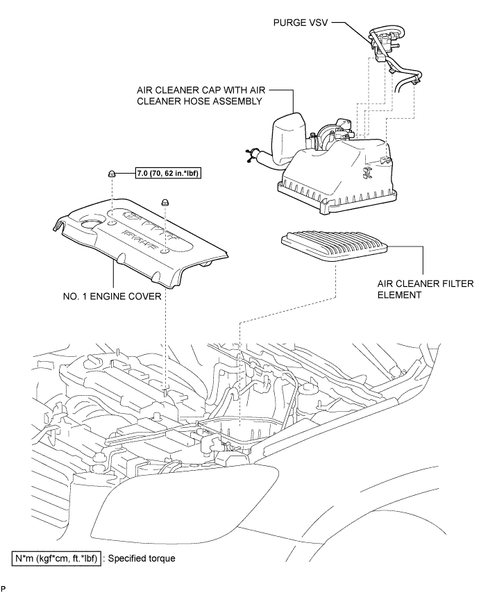Toyota Rav4. Aca30, 33, 38 Gsa33 Zsa30, 35.1Az-Fe Engine Control System.Sfi System.Camshaft Position Sensor  Components